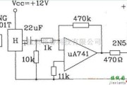 霍尔传感器中的由UGN-3501T传感器组成的计数器电路图