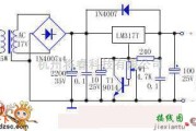 稳压电源中的LM317T应用电路一例电路图