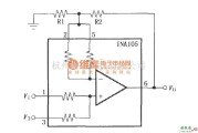 仪表放大器中的具有增益的精密加法放大电路(INA105)