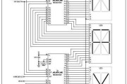 MAX6957 LED显示驱动器及输入/输出扩展器典型应用电路