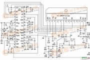 音频电路中的D类超低音125W功放率放大器电路图