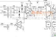 耦合隔离放大电路中的具有电击除颤器保护和校准器的右腿驱动EGC放大电路(ISO106、INA102)电路图