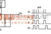 频率合成器中的CC4013构成的断续信号分频电路