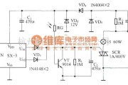 遥控电路（综合)中的自动照明灯电路