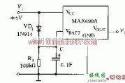 电源电路中的基于MAX690芯片设计后备电池电路