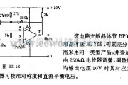 电源电路中的灵敏的光电接收器电路