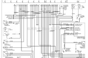 马自达中的马自达94TAURUS(3.2L,SHO) 仪表板电路图