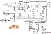 显示器电源中的彩色显示器SAMPO KDS-1342E型的电源电路图