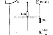 光电接收电路中的BCL至LED的接口电路图