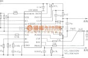 电源电路中的4A／12.3V锂离子电池充电器电路(LTC4008为控制芯片)