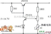 电源电路中的一个能在-55℃～71℃温度范围内工作的6V稳压电源图