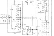LED电路中的模拟火箭发射的电子游戏电路图