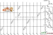 数字电路中的经典的两输入端电阻一晶体管或非门电路图