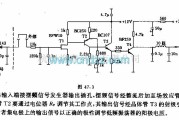 调节放大中的摆频信号发生器中的低颇调节电路