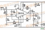 集成音频放大中的基于TDA1514A高保真功放典型应用电路图