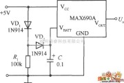 稳压电源中的抑制电容放电的电路图