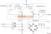 传感信号调理中的集成压力信号调理器MAX1450构成的电桥驱动电路