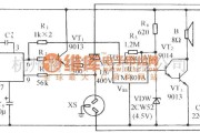 自动控制中的用LK001的选频声控音乐插座电路