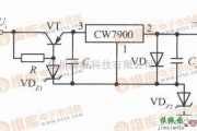 稳压电源中的由CW7900构成的高输入-高输出电压集成稳压电源电路之三