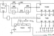 控制电路中的由比较器74LS85组成的延时电路