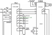 PLC控制变频器驱动电动机正反转的电路、程序及参数设置