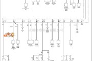 马自达中的马自达94THUNDERBIRD搭铁分配电路图