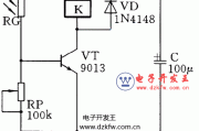 三极管组成的光控开关电路原理图