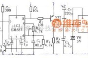 超声波传感器中的盲人探路器之二(μA741、LM567、KD153)电路图