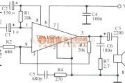 音频处理中的TDAl520A典型应用电路