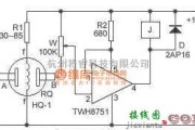 自动控制中的气敏控制器电路图