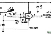 基础电路中的4093 CMOS非稳态振荡电路