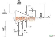 运算放大电路中的μA709构成的基本反相放大电路图