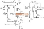 调节放大中的采用程控集成运放的测量放大电路