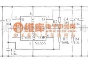 LED电路中的环形闪烁器原理图