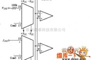 线性放大电路中的4片ISO100构成的四通道隔离加法放大原理设计电路图