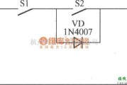 灯光控制中的二极管变光开关电路