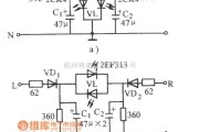 灯光控制中的立体声平衡指示器电路图