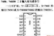 数字电路中的74系列数字电路7450.74H50等二2输入双与非门