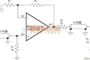 增益可调放大中的由MAX4104／4105／4304／4305构成的视频电缆驱动放大电路