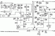 VOLTRON V-1501型多频彩色显示器的电源电路图