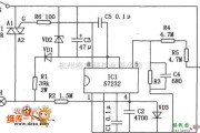 灯光控制中的S7232构成的触摸式调光器电路图