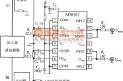 传感器单片系统应用方案中的由单片宽频带相位差测量系统AD8302构成的测量放大器或混频器增益及相位差电路图