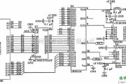 微机单片机中的一款C8051FC40的单片机控制FRAM的原理图