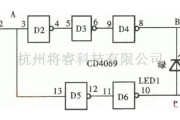 专用测量/显示电路中的简单易制发光型逻辑检测笔电路图