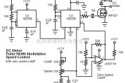 温控电路中的dc直流电机pwm调速电路原理图电路图