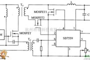综合电路中的SD7559用于正激式转换器的电路图