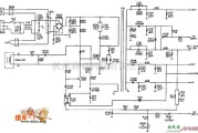 显示器电源中的OPCON CN-1405型显示器的电源电路图