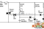 灯光控制中的用于230V白炽灯的大功率双向晶闸管调光器电路图