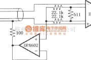 仪表放大器中的INA111构成的屏蔽驱动电路