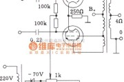 电子管功放中的电子管固定栅负压方式功放电路图